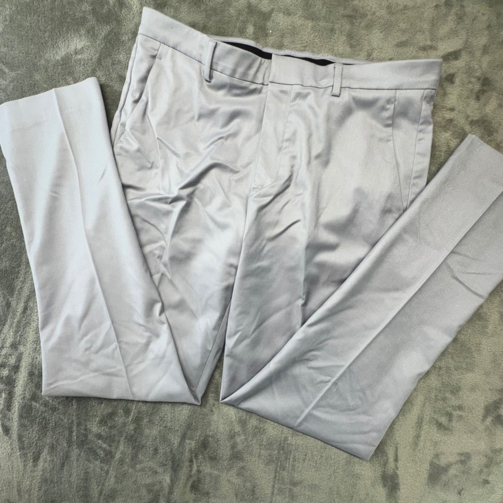 Perry Ellis‎ Portfolio Men's 34x34 Flex Stretch Dress Pants Gray